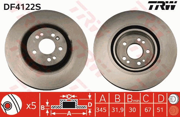 TRW DF4222S TRW SINGLE...
