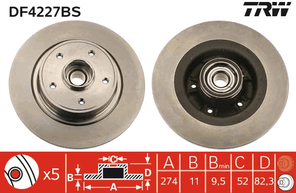 TRW DF4227BS TRW SINGLE...