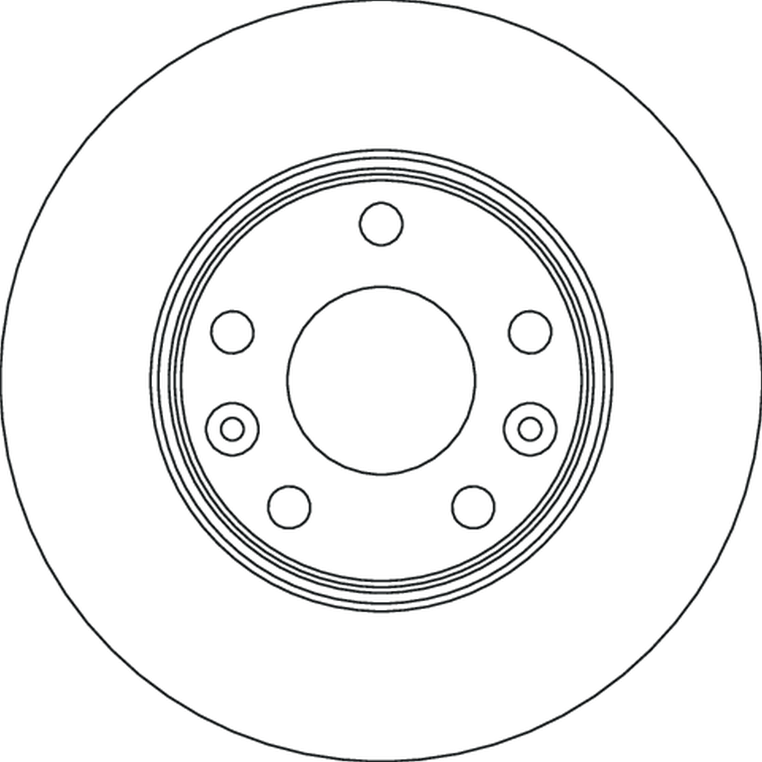 TRW DF4637 Brake Disc for...
