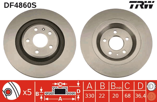 TRW DF4860S TRW SINGLE...