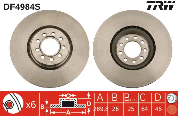 TRW DF4984S TRW SINGLE...