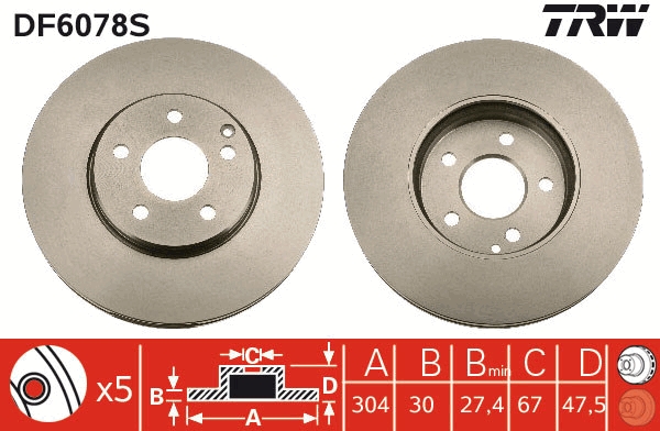 TRW DF6078S TRW SINGLE...