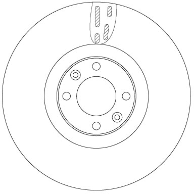 TRW DF6140 Brake Disc for...