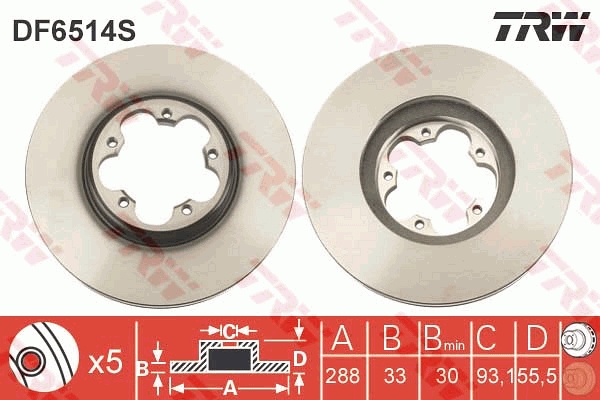 TRW DF6514S TRW SINGLE...
