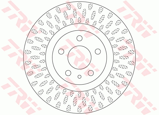TRW DF6522 Brake Disc for FIAT