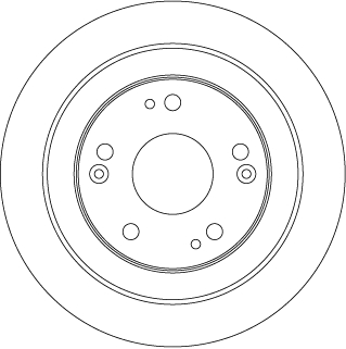 TRW DF6526 Brake Disc for...