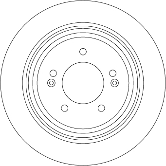 TRW DF6573 Brake Disc for...