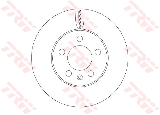 TRW DF6584 Brake Disc for...