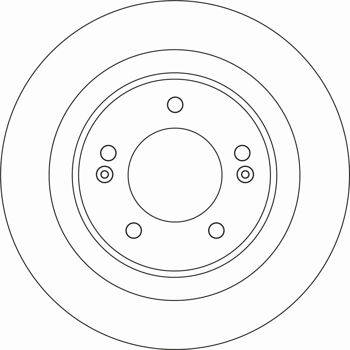 TRW DF6599 Brake Disc for...