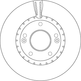 TRW DF6628 Brake Disc for...