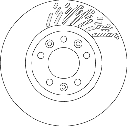TRW DF6657 Brake Disc for...