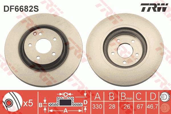 TRW DF6682S TRW SINGLE...