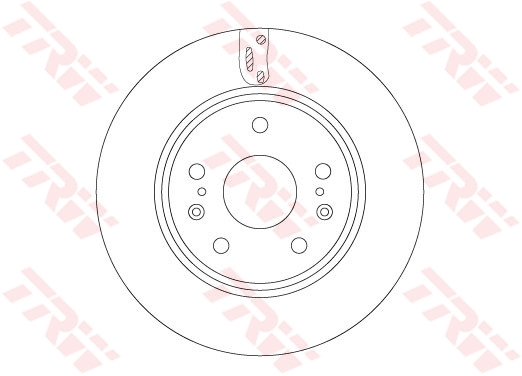 TRW DF6703 Brake Disc for...