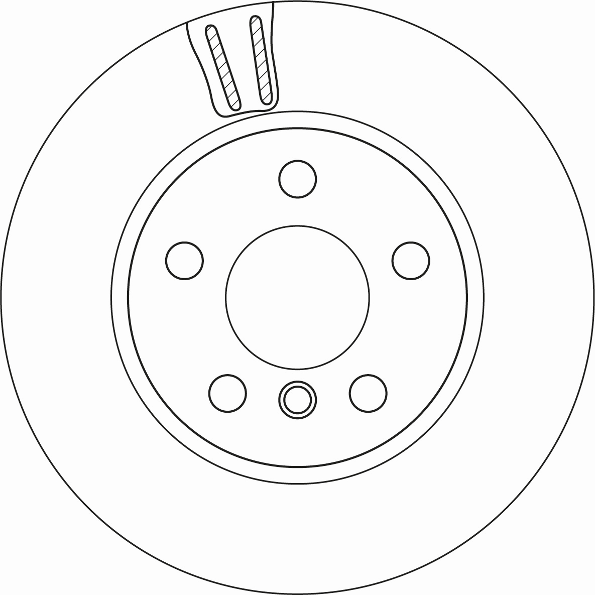 TRW DF6715 Brake Disc for BMW