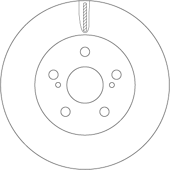 TRW DF6734 Brake Disc for...