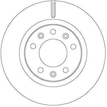 TRW DF6785 Brake Disc for...