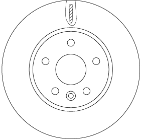 TRW DF6819 Brake Disc for...