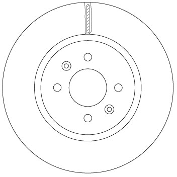 TRW DF6842 Brake Disc for...