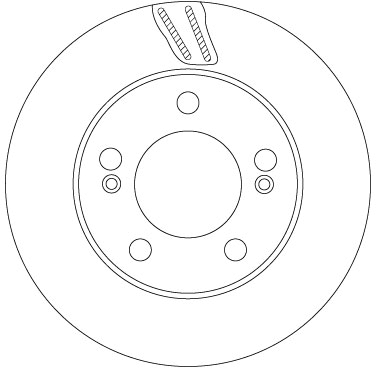 TRW DF6876 Brake Disc for...