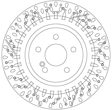 TRW DF6900 Brake Disc for...