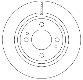 TRW DF6908 Brake Disc for...