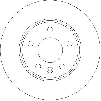 TRW DF6915 Brake Disc for OPEL