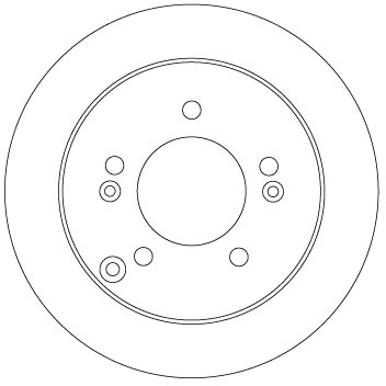 TRW DF6919 Brake Disc for KIA