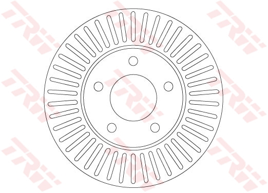 TRW DF6922 Brake Disc for...