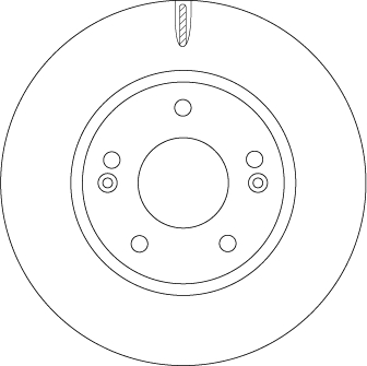 TRW DF6936 Brake Disc for...
