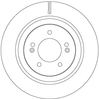 TRW DF6959 Brake Disc for KIA