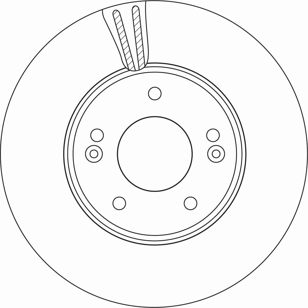 TRW DF6966 Brake Disc for...