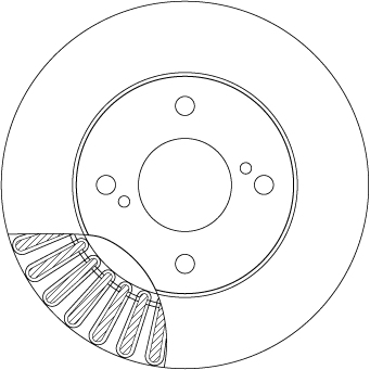 TRW DF6990 Brake Disc for...