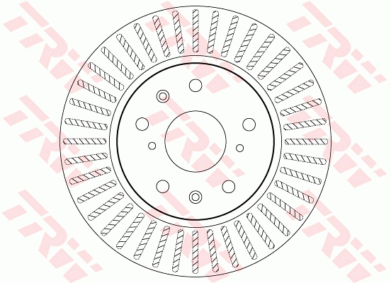 TRW DF7398 Brake Disc for...