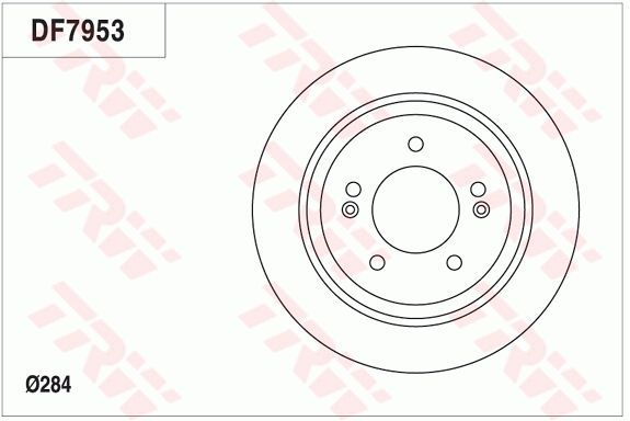 TRW DF7953 Brake Disc for...