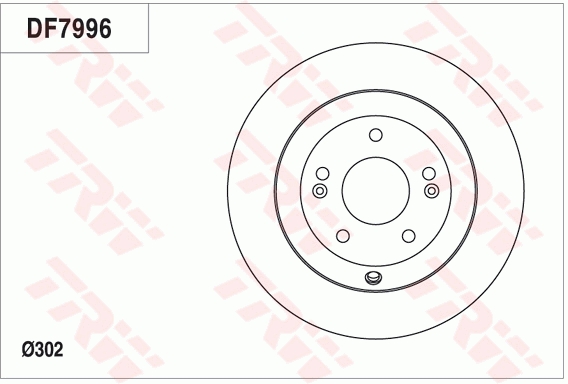 TRW DF7996 Brake Disc for...