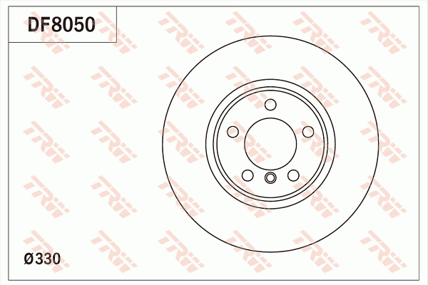 TRW DF8050 Brake Disc for BMW