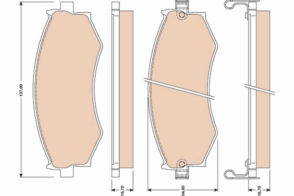 Brake Pad Set, disc brake