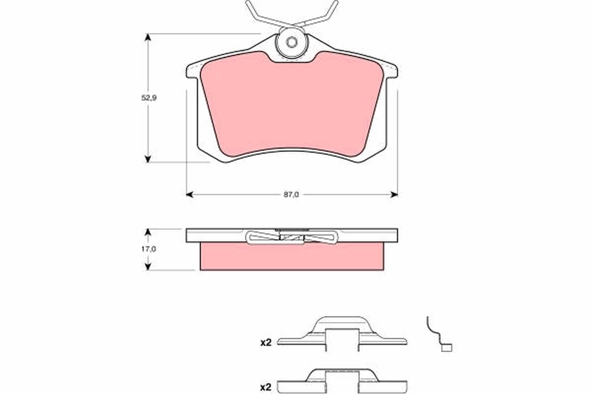 Brake Pad Set, disc brake