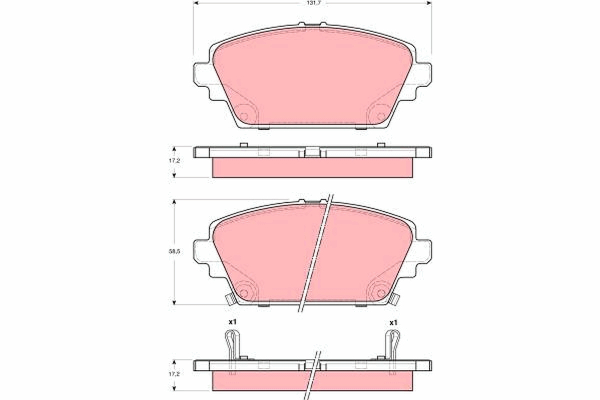 Brake Pad Set, disc brake