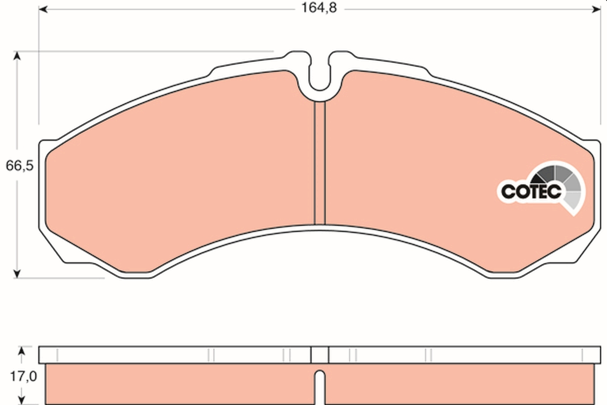 TRW GDB1534 COTEC Brake Pad...