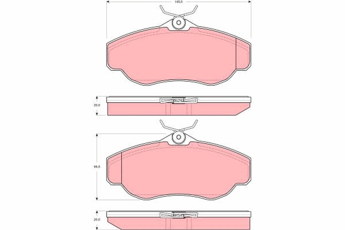 Brake Pad Set, disc brake