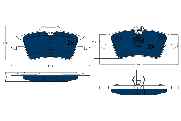 Brake Pad Set, disc brake