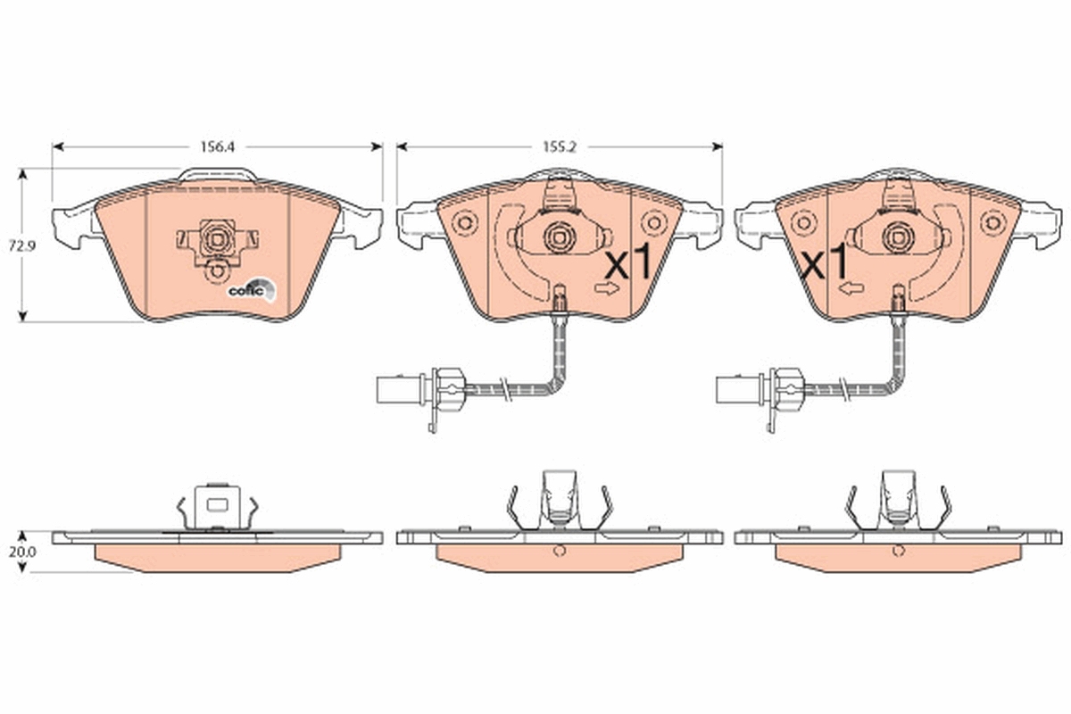 Brake Pad Set, disc brake