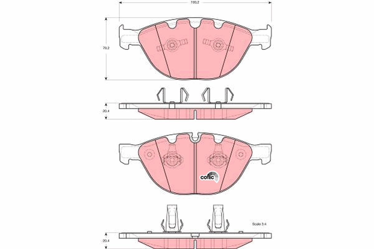 Brake Pad Set, disc brake