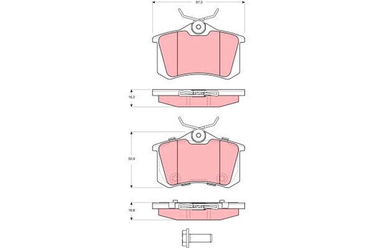 Brake Pad Set, disc brake