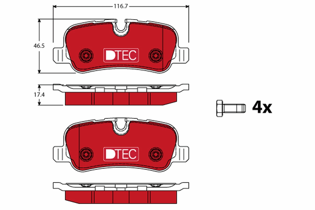 TRW GDB1632DTE DTEC COTEC...