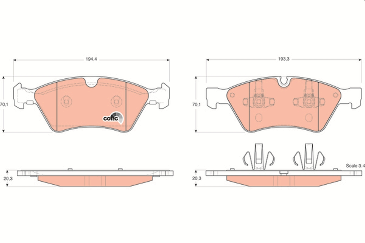 Brake Pad Set, disc brake