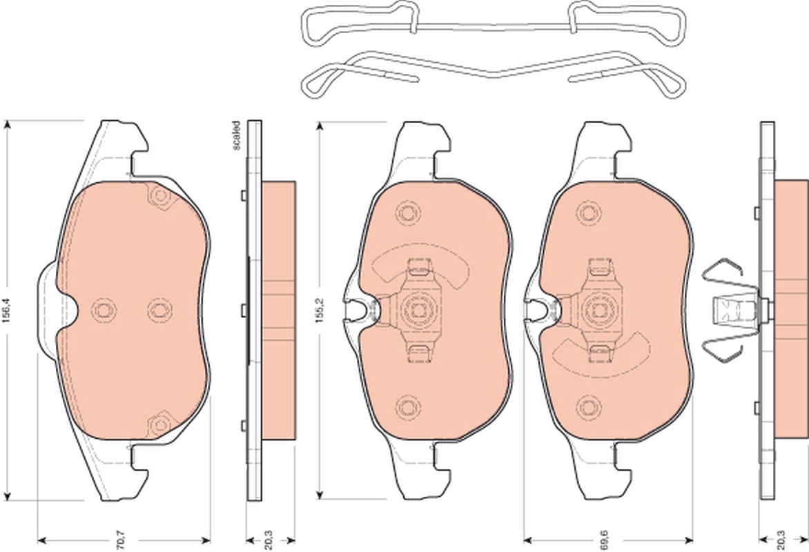 Brake Pad Set, disc brake