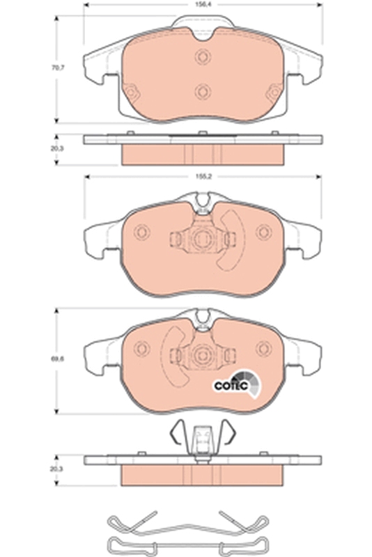 Brake Pad Set, disc brake