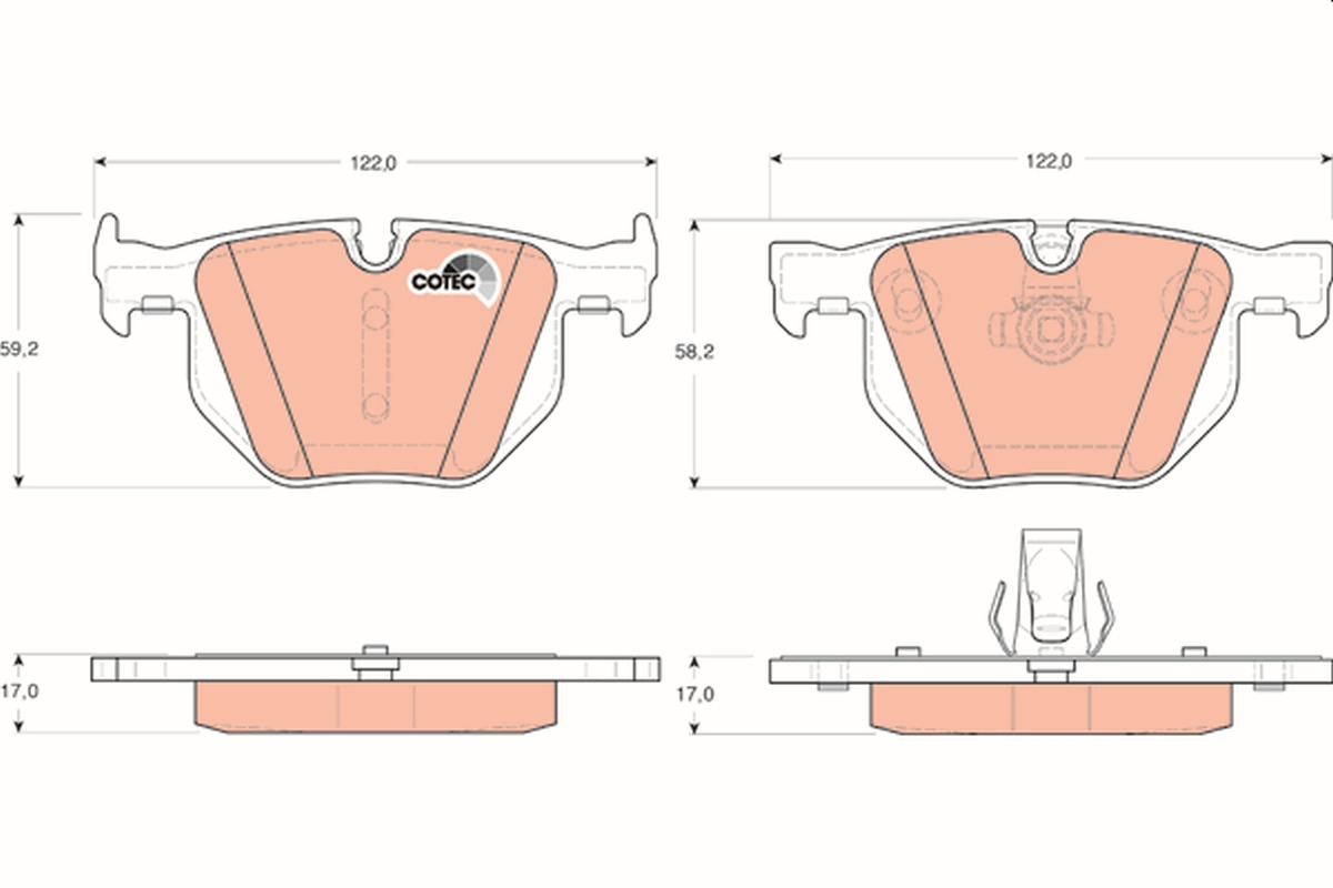 Brake Pad Set, disc brake